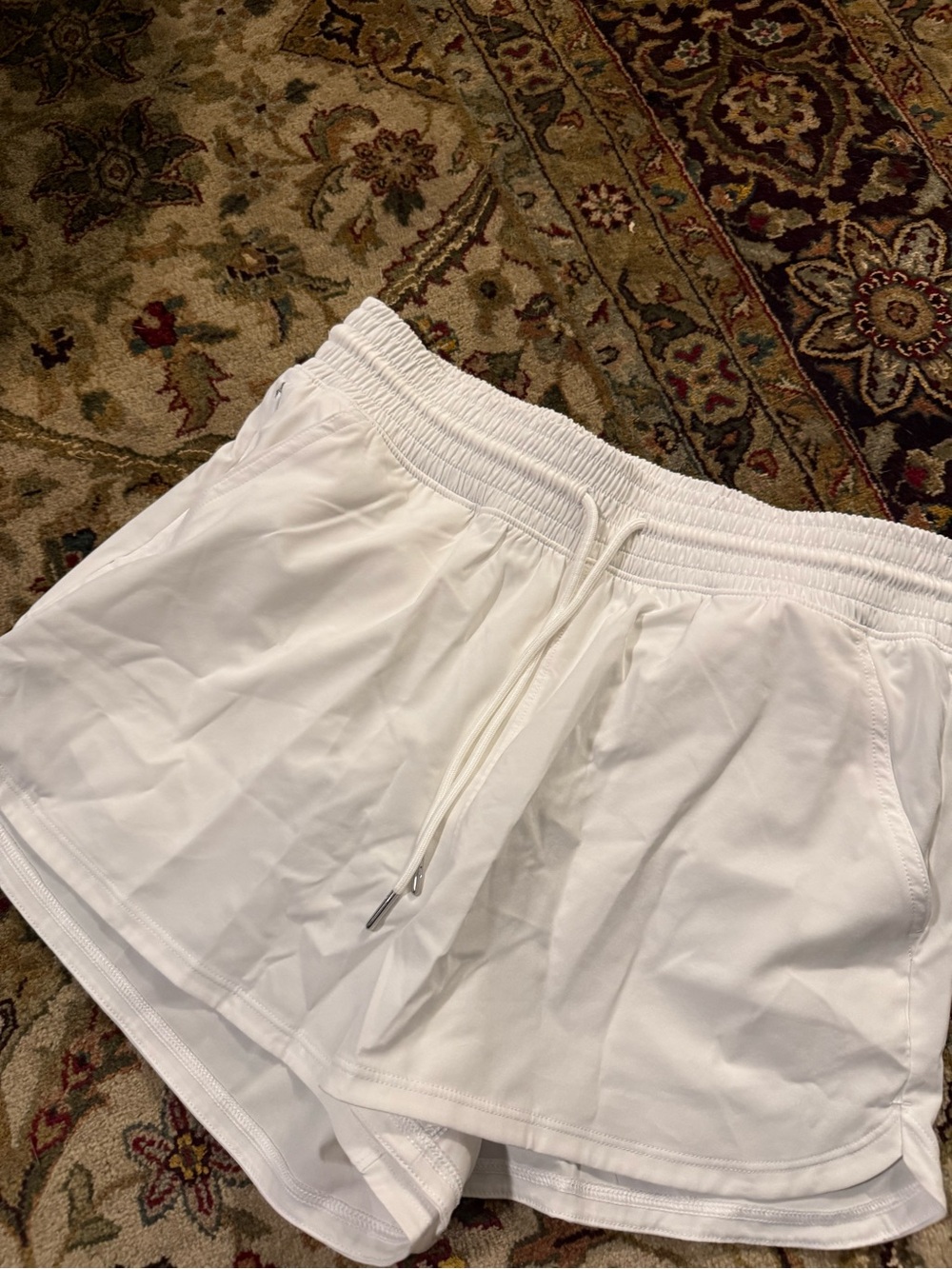 Abercrombie YPB Flowy White Shorts - Picture 3 of 6
